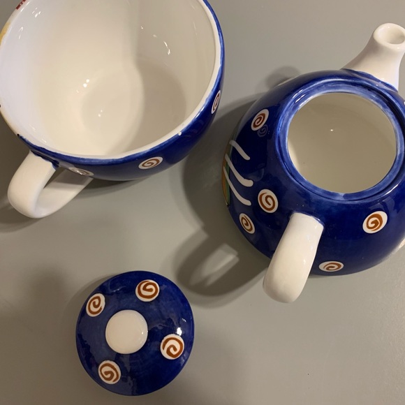 cardinal, Inc. Jazz Cafe Single Serve Teacup/Pot - Picture 6 of 8